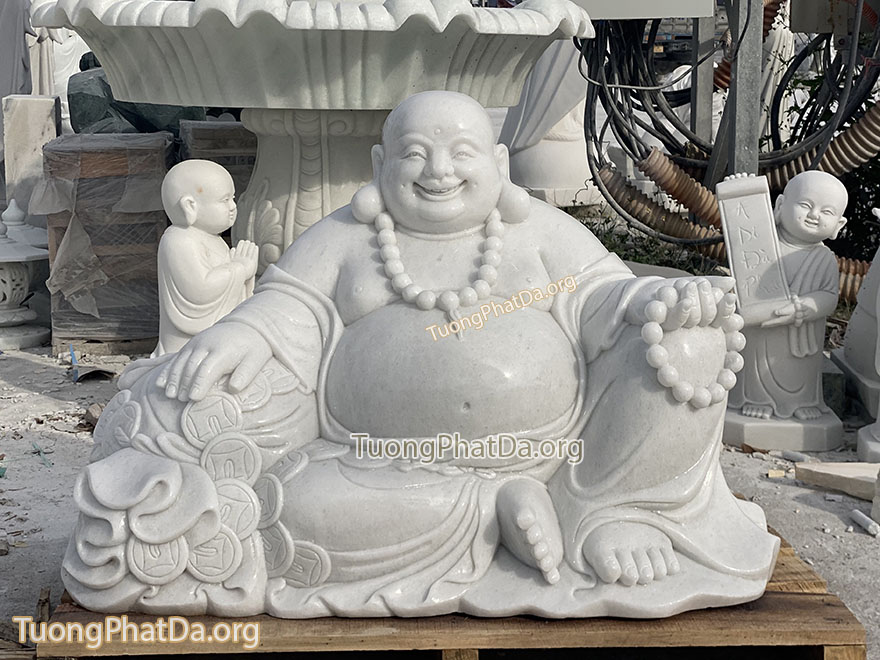 Tượng Phật Di Lặc bằng đá đẹp