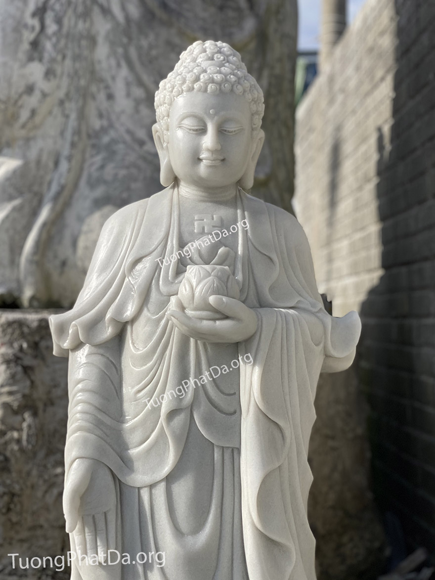 Tượng Phật A Di Đà bằng đá