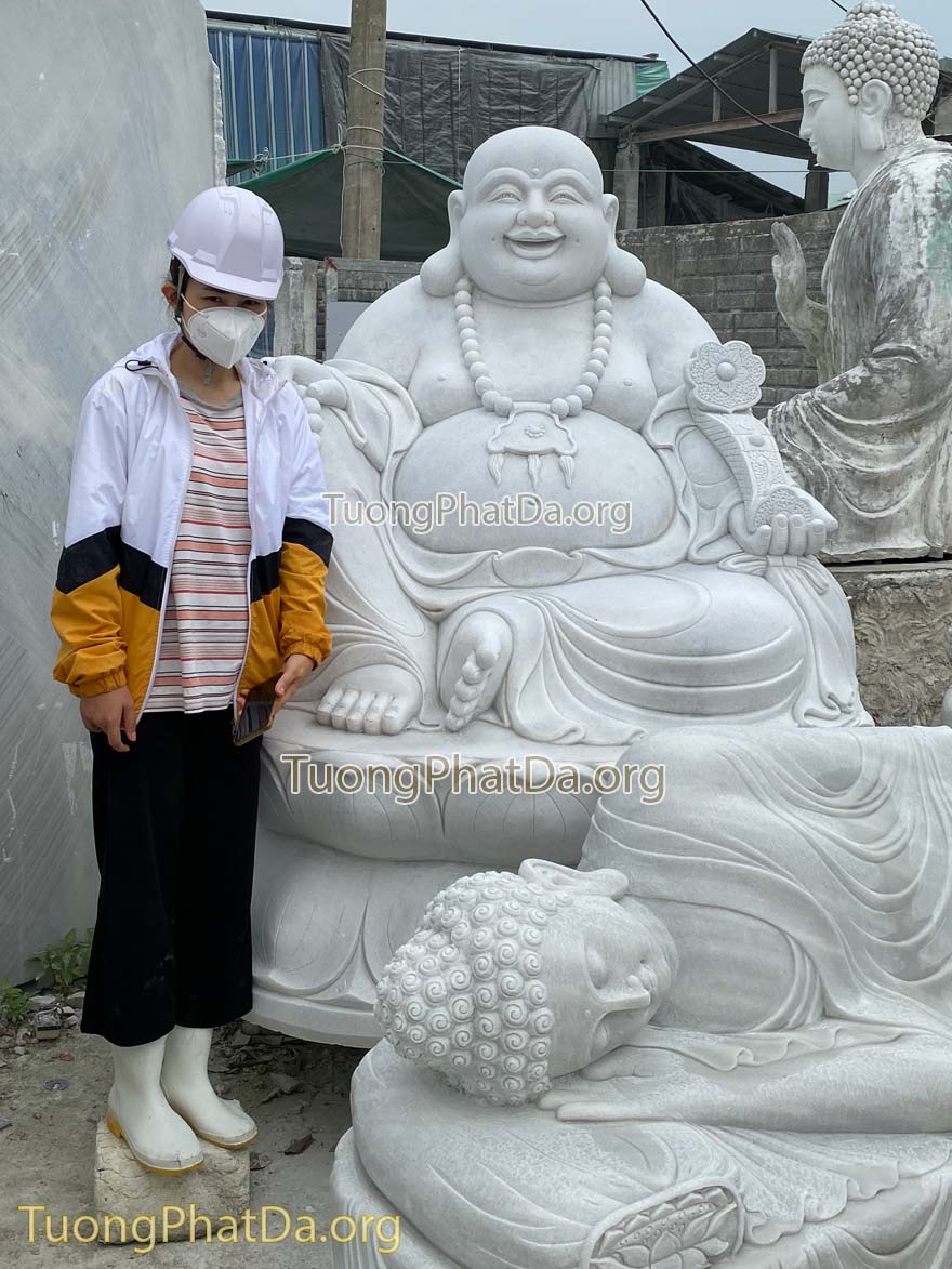 Tượng Phật Di Lặc bằng đá tự nhiên