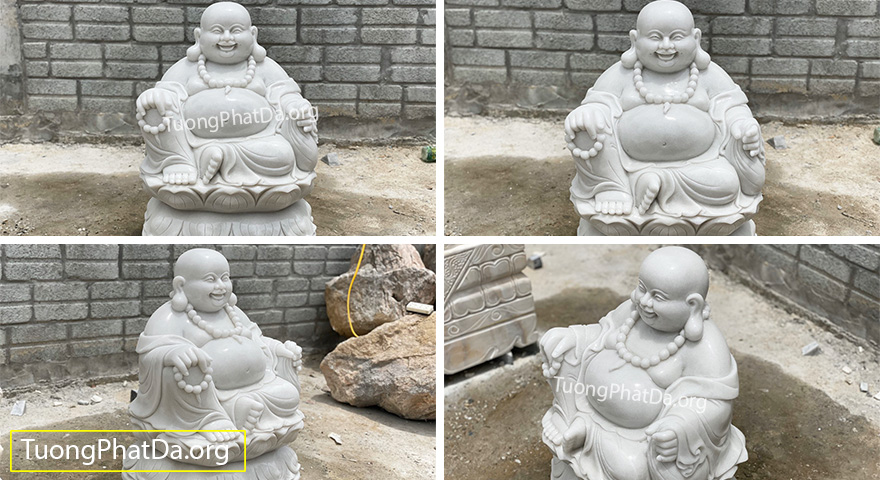 Tượng Di Lặc Ngồi Đài Sen 
