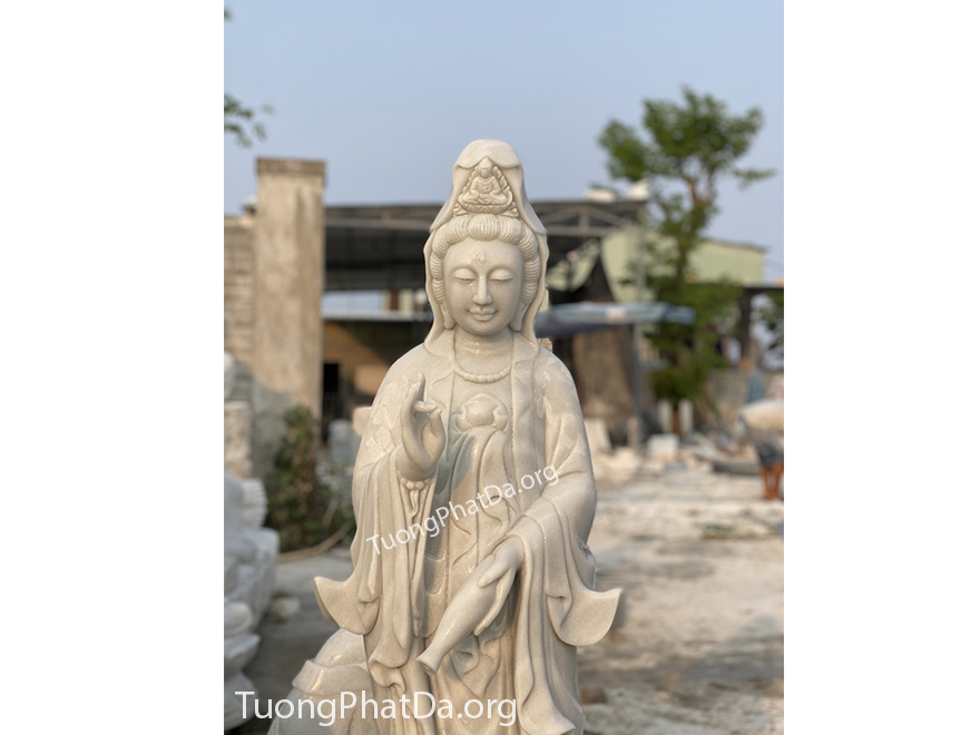 tượng phật quan âm bằng đá